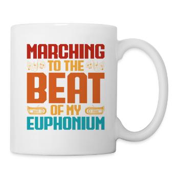 Marche Euphonium The Beat Baryton Marching Band - Mug blanc - blanc - Droite