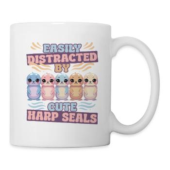 Harp seal seals - Mug - white - Right