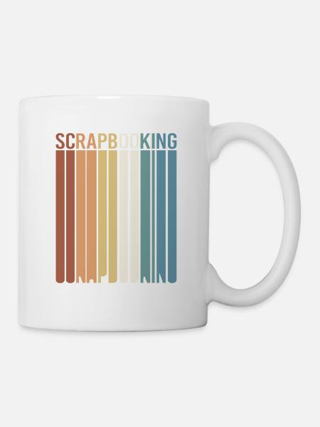 Scrapbooking Scrapbook - Tasse - Weiß