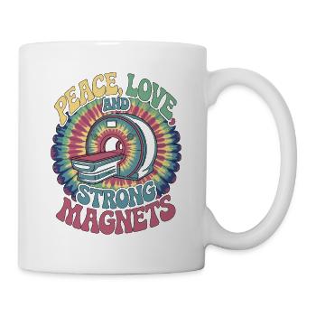 MRI Tech Peace Love And Radiographer Rad Tech - Mug - white - Right