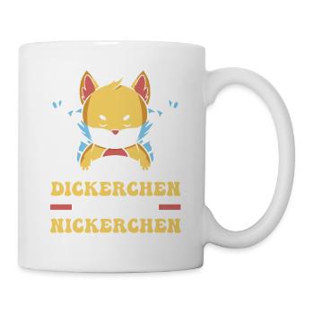 Shlafshirt Dog Cat The Fatty Takes a Nickerc - Mug - white - Right