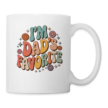 I'm Dad's favorite - Mug - white - Right