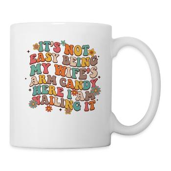 Arm Candy Humor – Wife Saying - Mug - white - Right