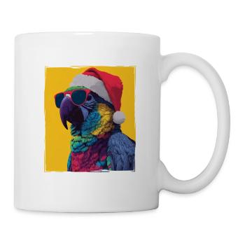 Parrot Christmas Portrait - Mug - white - Right