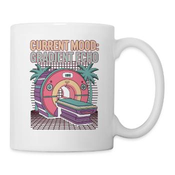 Technicien IRM, radiologiste actuel du gradient d’humeur en écho. - Mug blanc - blanc - Droite