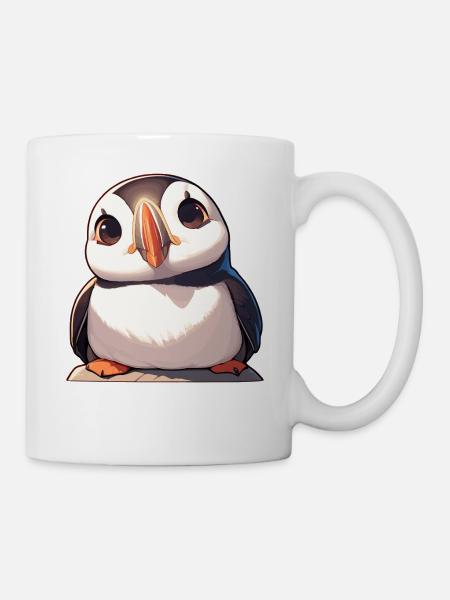 Puffin Papageientaucher - Tasse - Weiß