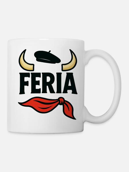 Feria – Baskenland - Tasse - Weiß