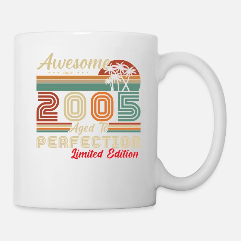 awesome since 2005 - Mug - white