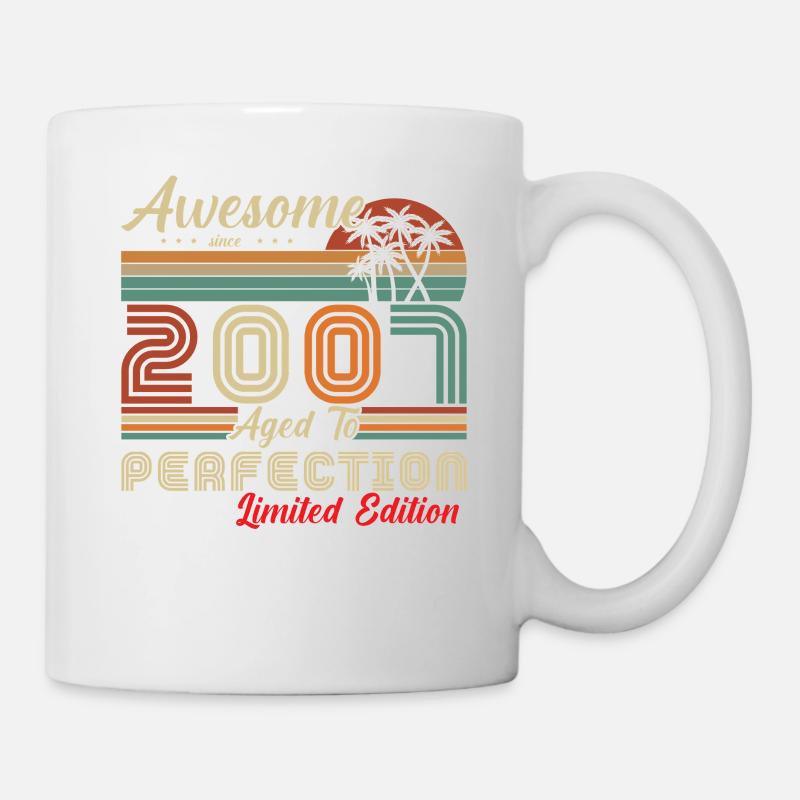 awesome since 2007 - Mug - white
