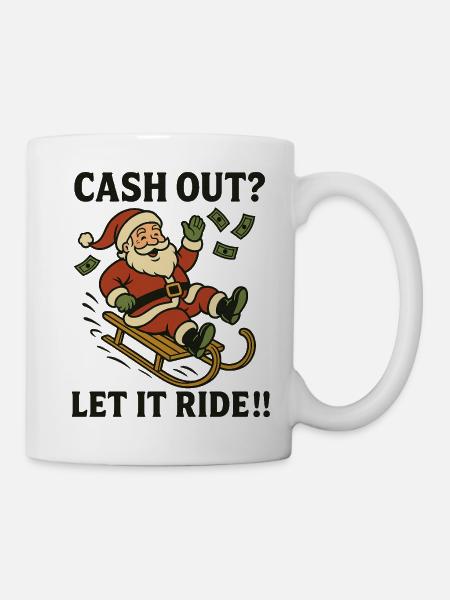 Cash out - Tasse - Weiß