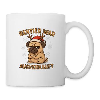 Reindeer was sold out - Mug - white - Right