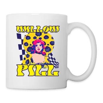 Vivid Pop Art Neon Fashion Queen - Tasse - Weiß - Rechts