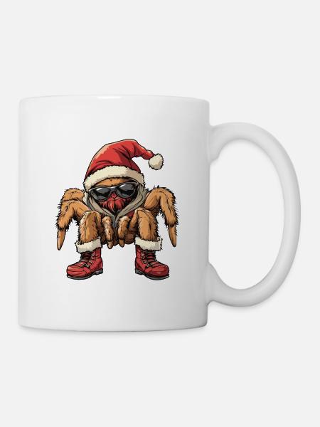 Tarantula Weihnachten Winter - Tasse - Weiß