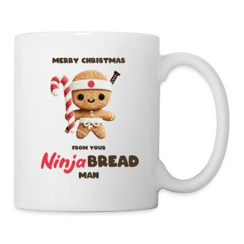 Ninja Brotmann - Tasse - Weiß - Rechts