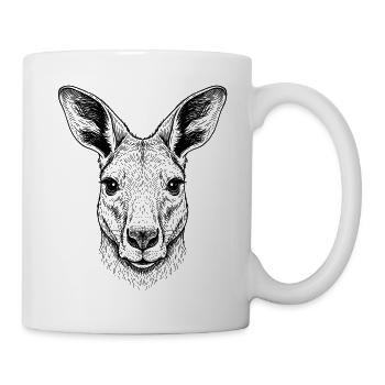 Kangaroo - Mug - white - Right