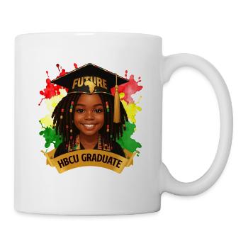 Future HBCU Graduate – Melanin Pride - Mug - white - Right