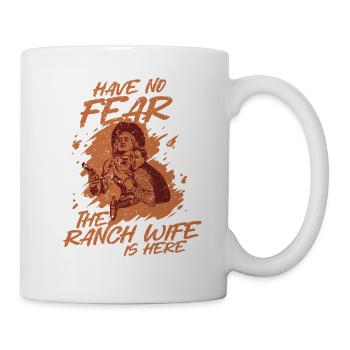 Épouse d’une mère fermière - Mug blanc - blanc - Droite
