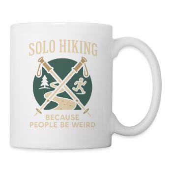 Sentier d’autonomisation des randonneurs solo pour femmes - Mug blanc - blanc - Droite