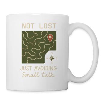 Sentier d’autonomisation des randonneurs solo pour femmes - Mug blanc - blanc - Droite