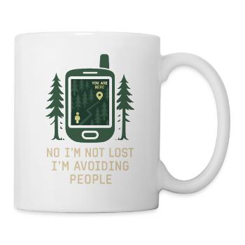 Sentier d’autonomisation des randonneurs solo pour femmes - Mug blanc - blanc - Droite