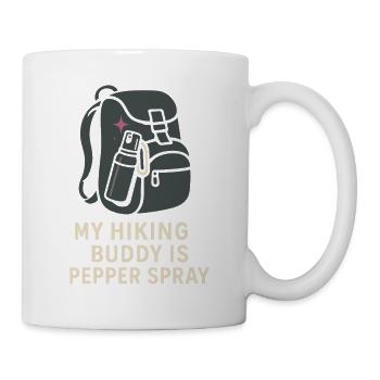 Sentier d’autonomisation des randonneurs solo pour femmes - Mug blanc - blanc - Droite
