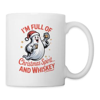 Whiskey Santa Weihnachtsgeist - Tasse - Weiß - Rechts