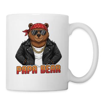 Papa Bear - Tasse - Weiß - Rechts