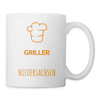 Die besten Griller kommen aus Niedersachsen Design - Tasse - Weiß - Rechts
