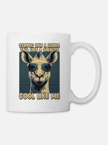 Okapi Tier - Tasse - Weiß