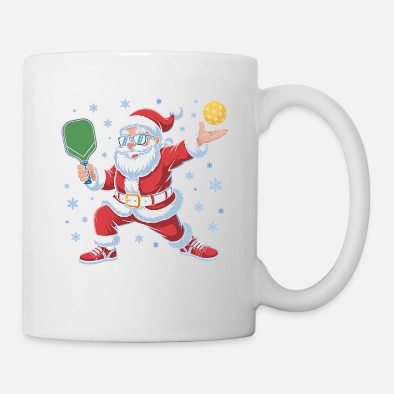 Santa Pingpong Winter Design - Mug - white