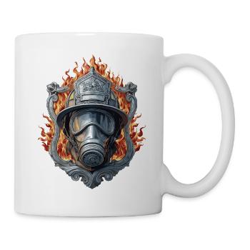Firefighter Fire Brigade - Volunteer Fire Brigade 112 - Mug - white - Right