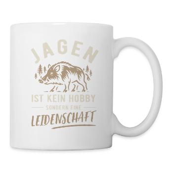 Chasse | Ce n’est pas un passe-temps mais une passion - Mug blanc - blanc - Droite