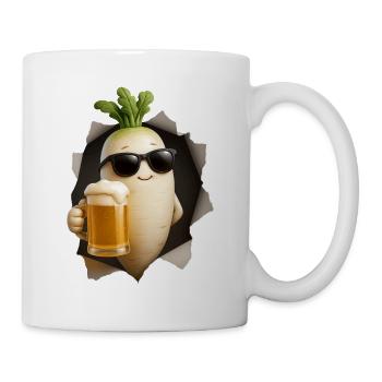 Bière au radis - Mug blanc - blanc - Droite