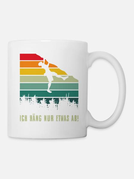 Bouldern Geschenke Klettern Kletterer Boulderer - Tasse - Weiß