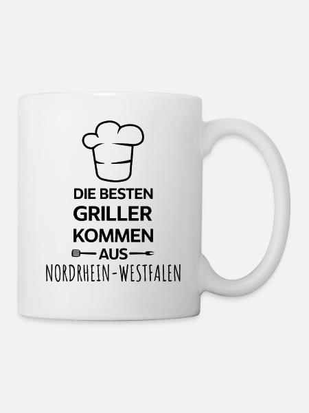 Die Besten Griller aus Nordrhein-Westfalen Design - Tasse - Weiß