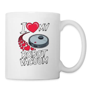 I Love My Saugroboter Saugerroboter - Tasse - Weiß - Rechts