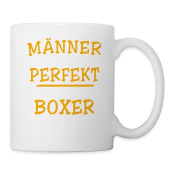 Boxer Boxen - Tasse - Weiß - Rechts