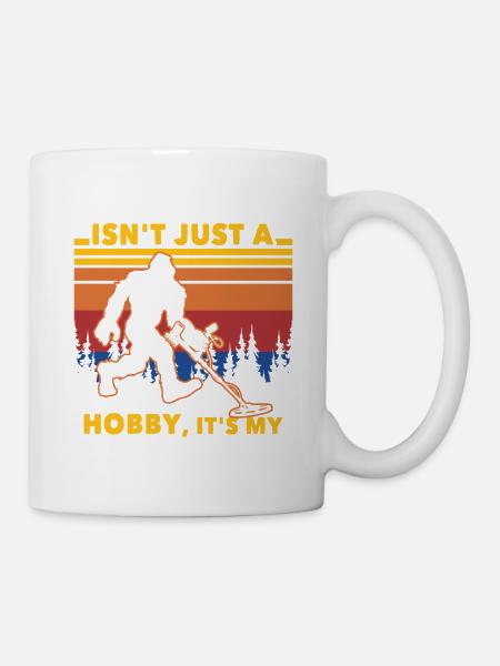 Dirt Fishing Big Foot - Tasse - Weiß