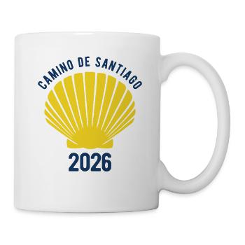 Buen Camino 2026 | Jakobsweg, Pilger, Santiago - Tasse - Weiß - Rechts