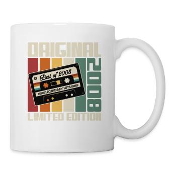 Original 2008 Jahrgang Vintage Geburtstag Retro - Mug blanc - blanc - Droite