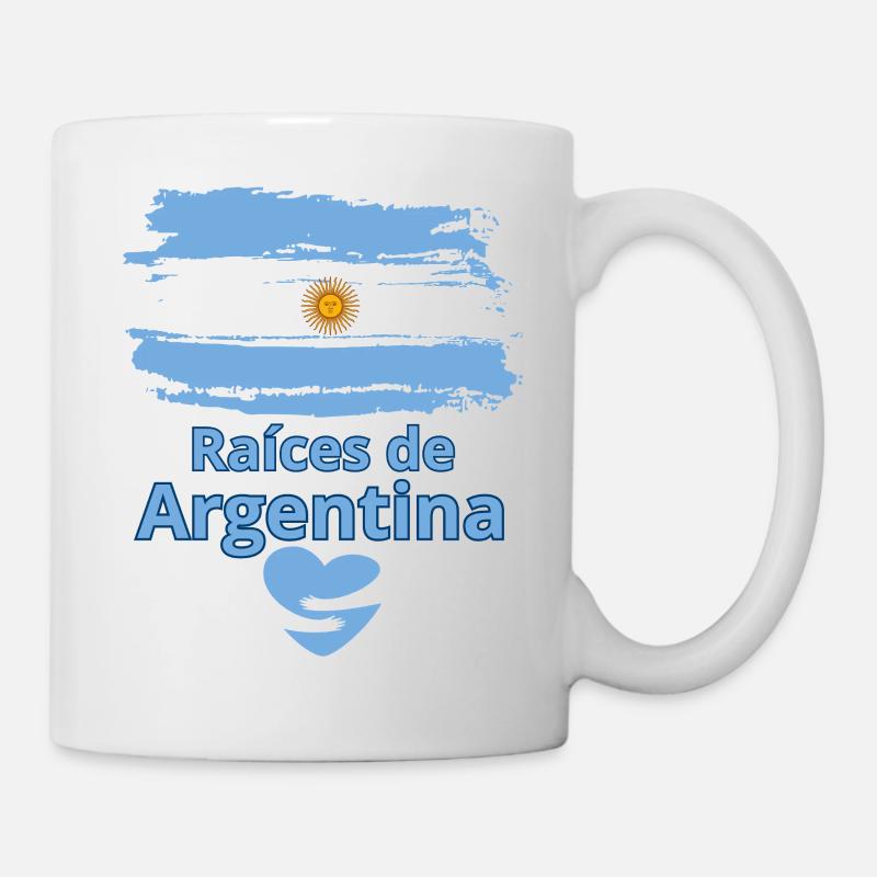 Argentiniens Wurzeln: Albiceleste Pride - Tasse - Weiß