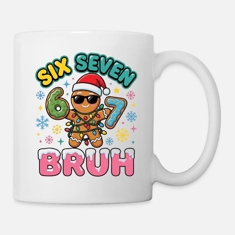 Gingerbread Bruh Winterzauber - Tasse - Weiß
