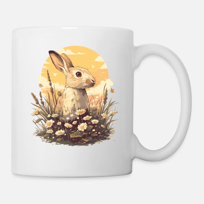 Hasen Hase - Tasse - Weiß