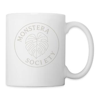 Monstera Society Plant Amateurs - Mug blanc - blanc - Droite