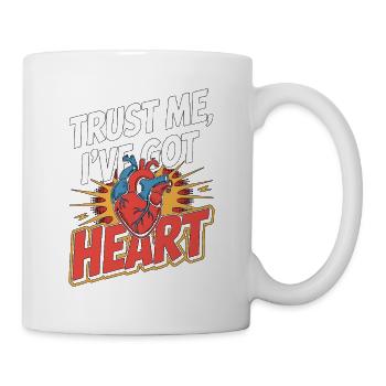 Cardiac Tech Trust Me I've Got Heart Echo Tech - Tasse - Weiß - Rechts