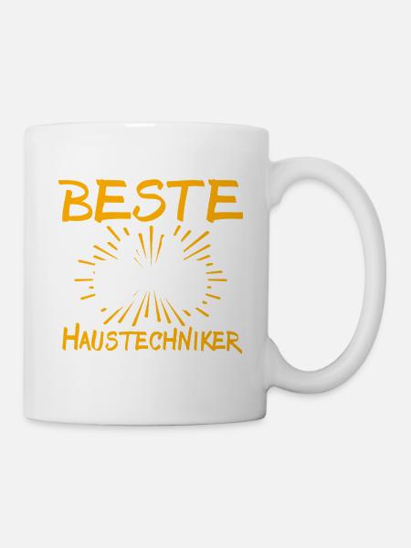 Haustechniker Geschenkidee - Tasse - Weiß