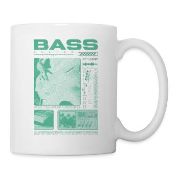 Bassgitarrenliebhaber Bassist Streetwear - Tasse - Weiß - Rechts