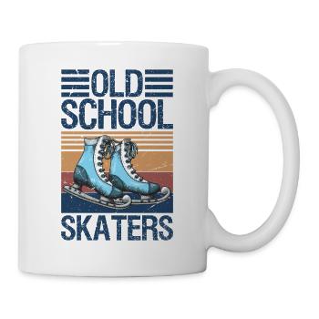 Old School Skaters Roller Skating Roller Derby - Mug - white - Right