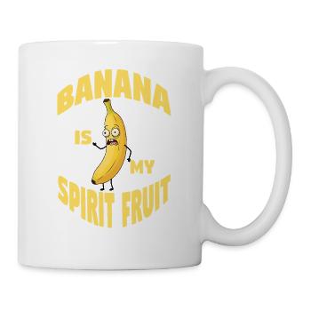 La banane est mon fruit spirituel - Mug blanc - blanc - Droite
