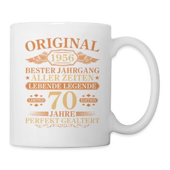 1956 Millésime parfaitement vieilli 70e anniversaire - Mug blanc - blanc - Droite